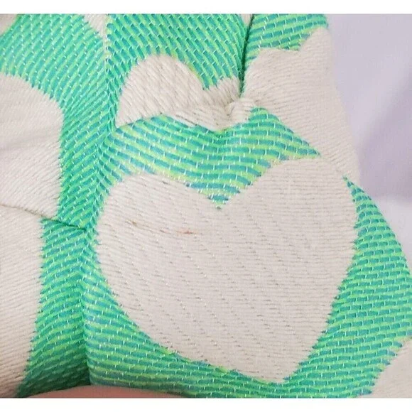 Paul And Joe Sister Women's Green White Heart Cap Sleeves Gatien Top 2 - Picture 4 of 4